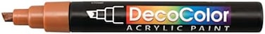 Amsterdam Uchida DecoColor Acrylic Paint Marker, Chisel, Brown