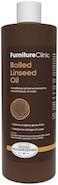 Furniture Clinic Boiled Linseed Oil for Wood 500ml - Premium Oil to Enhance, Seal &amp; Protect The Natural Beauty of Oak, Pine &amp; Other Wood with a Glossy Finish