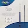 Silver Brush Limited Bristlon Filbert Long Handle Series 1903 Size 0, Synthetic Bristle, Cobalt Blue, 29x1x1 cm