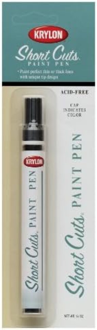 Krylon KSCP903 Short Cuts Paint Pen, Gloss Red Pepper, .33 Ounce