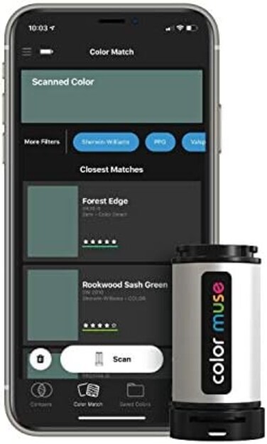 COLOR MUSE Colorimeter - Mobile Colour Matching Tool - Instantly identify closest matching paint colours, products, and digital colour values