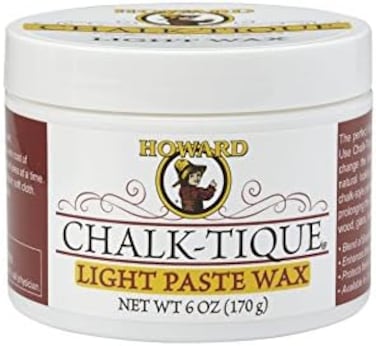 Howard Products Chalk-Tique Light Paste Wax &ndash; Soft Chalk Paint Wax &ndash; Perfect Furniture Wax For Your Chalk Paint Home D&eacute;cor Project, 6 Ounce (Pack of 1)