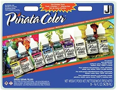 Jacquard Pinata Color Exciter Pack, Black, 9 Count (Pack Of 1), Jac9916