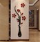 Hermione Baby 3D Vase Wall Murals for Living Room Bedroom Sofa Backdrop Tv Wall Background, Originality Stickers Gift, DIY Wall Decal Wall Decor Wall Decorations (Red, 59 X 23 inches)