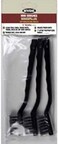 Hyde Tools 46650 Mini Brush with Stainless Steel Bristle, 3-Pack