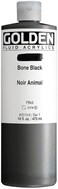 Golden Artist Colors FLUID ACR BONE BLACK 16oz