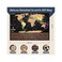 by 
		 Landmass Landmass Scratch-Off World Map - Scratch-Off World Map Sticker With Flags - Scratch-Off World Map - Vibrant Colors - A Gift Travelers Want - 17 X 24 Inch Travel Tracking Map