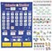 Learning Resources Calendar &amp; Weather Pocket Chart, Calendar for Kids, Classroom Supplies, Homeschool, Set of 136, Ages 3+