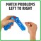 LEARNING WRAP-UPS SELF-CORRECTING Math Game: Division &amp; Multiplication Keys for Ages Little Kid to Big Kid