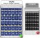 MISSLO Classroom Cell Phone Calculator Holder Numbered 30 Pockets Chart Hanging Wall Door Storage Organizer (Blue)