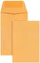 Quality Park #1 Coin And Small Parts Envelope With Gummed Flap For Home Or Office Use, 28 Lb. Brown Kraft, 2-1/4 X 3-1/2, 500 Per Box (50162)