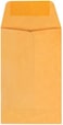 Quality Park #1 Coin And Small Parts Envelope With Gummed Flap For Home Or Office Use, 28 Lb. Brown Kraft, 2-1/4 X 3-1/2, 500 Per Box (50162)
