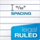 Tops The Legal Pad Writing Pads, 8-1/2 X 11-3/4, Rule, 50 Sheets, 12 Pack (7533)