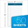 TOPS 5 x 8 Legal Pads, 12 Pack, Docket Brand, Narrow Ruled, White Paper, 50 Sheets Per Writing Pad, Made in the USA (63360)