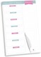 bloom daily planners Weekly Meal Planning Pad - Magnetic Menu Planner with Perforated Tear-Off Grocery Shopping Lists - 6&rdquo; x 9&rdquo;