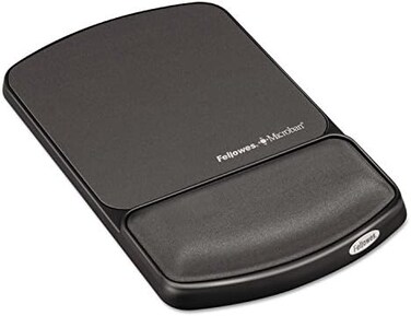 Fellowes 9175101 Gel Wrist Rest And Mouse Pad With Microban Product Protection - Graphite, 10.1 X 6.8 X 0.9 Inches
