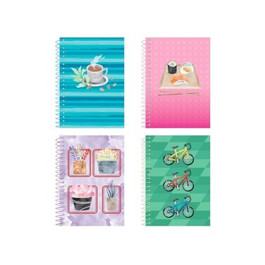 by 
		 ROARING SPRING ROARING SPRING Lifenotes Recycled Spiral Notebook, 80 Sheets, 7" x 5", College Ruled, Sold as a 4 Pack of Assorted Covers