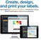 Online Labels Sticker Paper - 100 Sheets, White Matte for Inkjet/Laser Printer