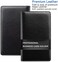 Sooez Leather Professional Business Card Book Holder Organizer, 240 Capacity Credit Card Booklet, PU Name Cards Holder Storage File for Men Women, Black