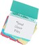 C-LINE Spiral Bound Index Card Notebook with Tabs, Includes 60 Ruled 3 x 5 Inch Index Cards, 1 Notebook, Color May Vary (48750)