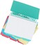 C-LINE Spiral Bound Index Card Notebook with Tabs, Includes 60 Ruled 3 x 5 Inch Index Cards, 1 Notebook, Color May Vary (48750)