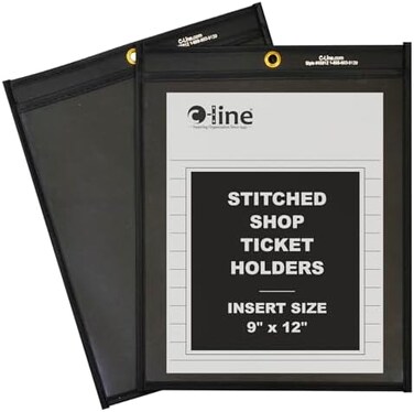 C-LINE Shop Ticket Holders, Stitched