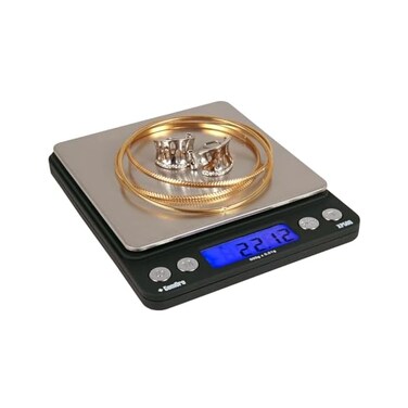 GemOro Platinum XP500 Extra Precision Portable Pocket Scale, 500g x 0.01, Silver