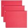 Smead Standard Hanging File Folders, 25 Count, Red, 1/5-Cut Adjustable Tabs, Letter Size (64067)