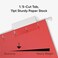 Smead Standard Hanging File Folders, 25 Count, Red, 1/5-Cut Adjustable Tabs, Letter Size (64067)