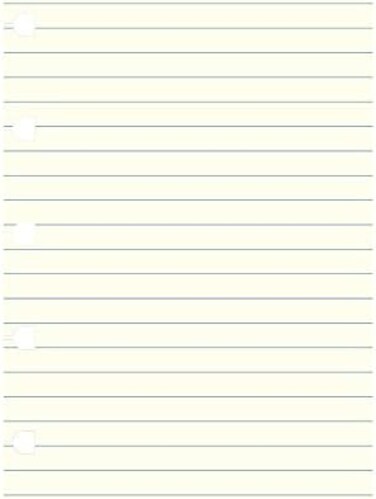 دفتر ملاحظات فيلوفاكس بجيب دفتر ملاحظات مسطرة، قابلة للحركة، 14 سم × 8.8 سم، 32 ورقة كريم تناسب مجلة فيلوفاكس القابلة لإعادة التعبئة (B122008U)