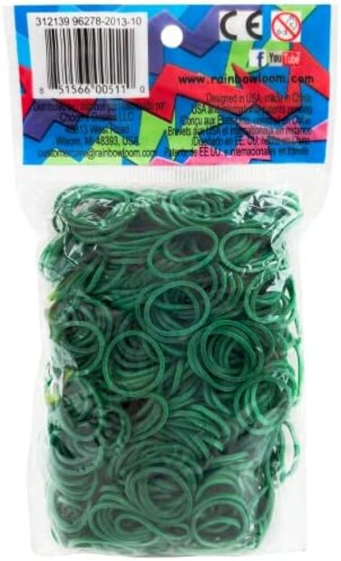 قوس قزح Fruit of the Loom b0012 أربطة مطاطية أطقم للأطفال من المجوهرات
