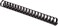 Fellowes Plastic Comb Binding Spines, 3/4 Inch Diameter, Black, 150 Sheets, 25 Pack (52509)