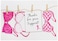 Fundraising For A Cause Breast Cancer Awareness Pink Ribbon Note Cards - Breast Cancer Thank You Cards with Envelopes (12 Pack)