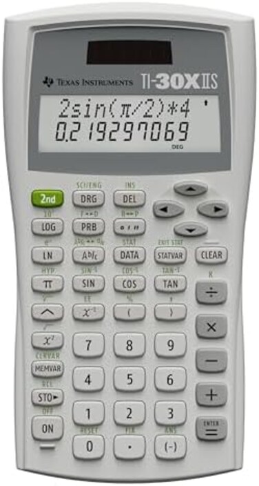 تيكساس انسترومنتس الة حاسبة علمية TI-30XIIS - ابيض