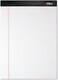 TOPS Docket Writing Pads, 8-1/2" x 11-3/4", Narrow Rule, White Paper, 100 Sheets, 4 Pack (99612)