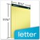 TOPS Docket Writing Pads, 8-1/2" x 11-3/4", Legal Rule, Canary Paper, 50 Sheets, 12 Pack (63400)