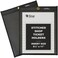C-LINE Shop Ticket Holders, Stitched, One Side Clear, 8-1/2" x 11", Box of 25 (45911)