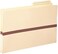 سميد جيب ملفات، 2/5 قطع مطبوعة بعروة توسيع 1 انش، معززة، مقاس قانوني، مانيلا، 50 قطعة في كل صندوق (76487)