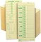 TOPS Time Cards, Weekly, 2-Sided, 3-1/2" x 8-1/2", Green Print Front/Back, 500-Count (1291)