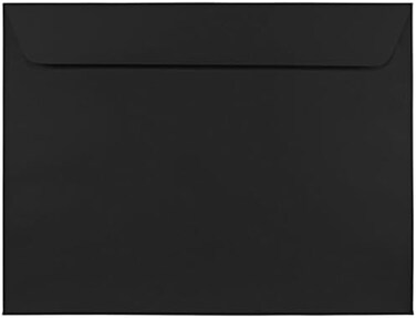 جام بيبر مغلفات كتالوج للكتيبات - 228.6 × 304.8 ملم - اسود ناعم - عبوة من 25 قطعة