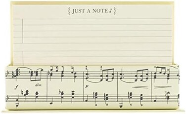 Graphique Vintage Musical Flat Notes (NT1155MB)