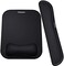 جيمارس قاعدة ماوس مريحة من قماش الليكرا الناعم لدعم المعصم، مجموعة وسائد جل ميموري فوم لدعم مسند المعصم للكيبورد وتخفيف الالم للكمبيوتر واللابتوب والمكتب والمدرسة والمنزل والالعاب من ايلونجيت، اسود
