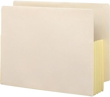 جيب ملف سهيد إند تاب ، شريط مقوى مستقيم القطع ، 3-1/2 بوصة ، امتداد مبطن بالكامل ، مقاس الحروف ، مانيلا ، 10 لكل صندوق (75164)