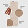 Christian Art Gifts Vegan Faux Leather Scripture Bookmark for Men and Women: Footprints in The Sand - Inspirational Poem Heat-Debossed, Faith-Based Reading Book Accessory with Ribbon Tassel, Brown