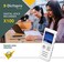 DICTOPRO X100 Voice Recorder - Voice Activated Digital Recorder, Dual Mics, 8GB, 700H Storage, Noise Reduction, Portable Audio Recorder for Lectures, Meetings, Interviews Sound