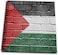 3dRose Carsten Reisinger Illustrations - National flag of Palestine painted onto a brick wall Palestinian - Drawing Book - Drawing Book 20cm x 20cm