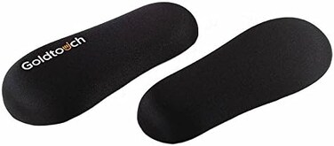 Goldtouch GT7-0017 Gel-Filled Wrist Rests (Black)