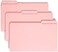 Smead File Folder, Reinforced 1/3-Cut Tab, Legal Size, Pink, 100 per Box (17634)