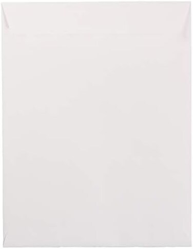 جام بيبر 10 × 13 ظرف كتالوج بطرف مفتوح - ابيض - 25 قطعة