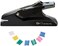 OfficeGoods No Slip Clip Staple Free Stapler - Revolutionary Clasp &amp; Fastener for Documents &amp; Reports - Holds 2 to 50 Pages Perfectly Without Staples - 40 Reusable Clips